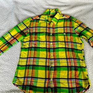 POLO Ralph Lauren bright plaid flannel shirt
